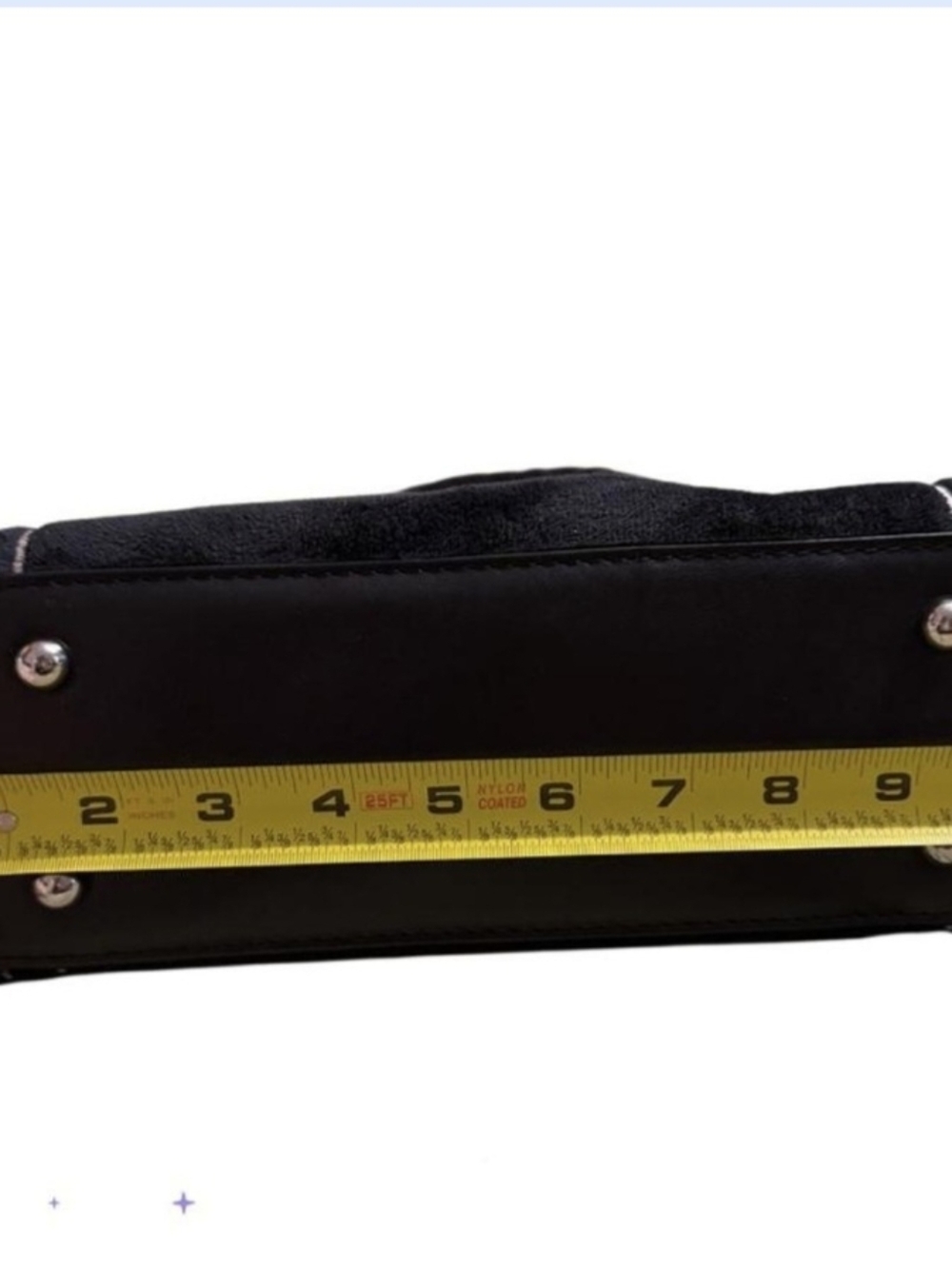 Marc Jacobs Black Velvet 'The Tote Bag' Small Tote - Picture 5 of 9